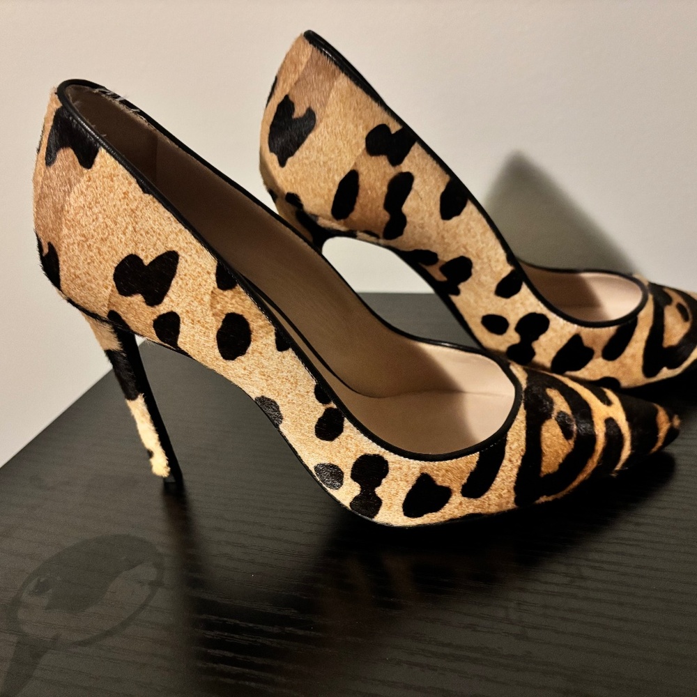 Barbara bui leopard print heels